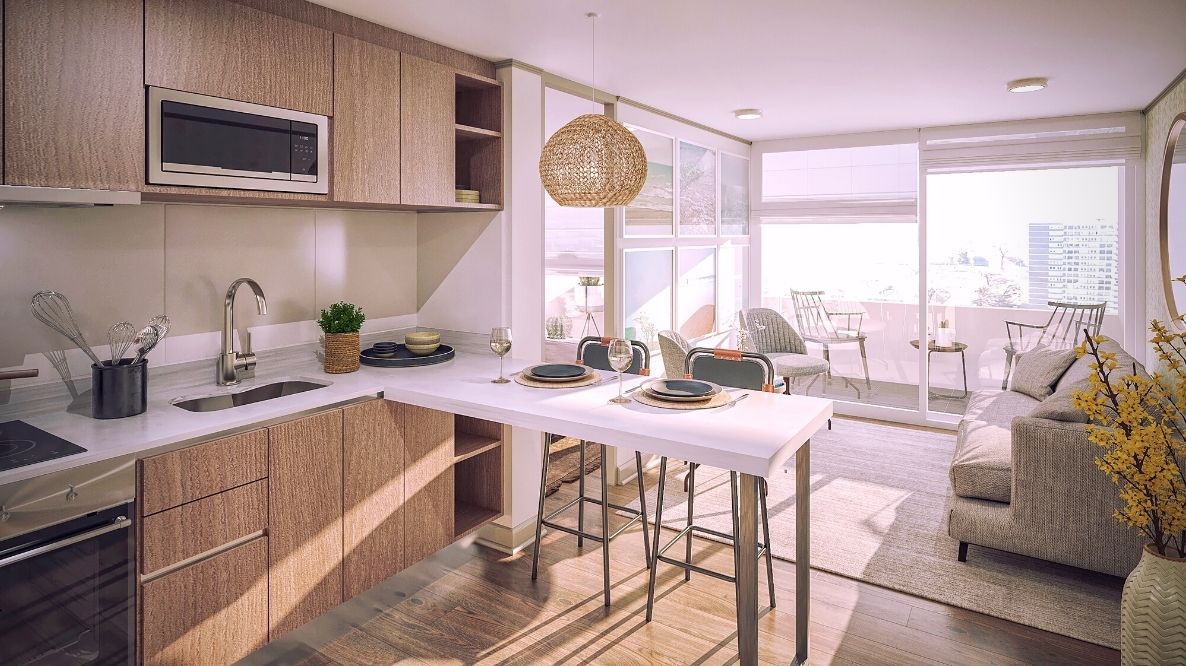 Comedor-departamento-macul-quilin