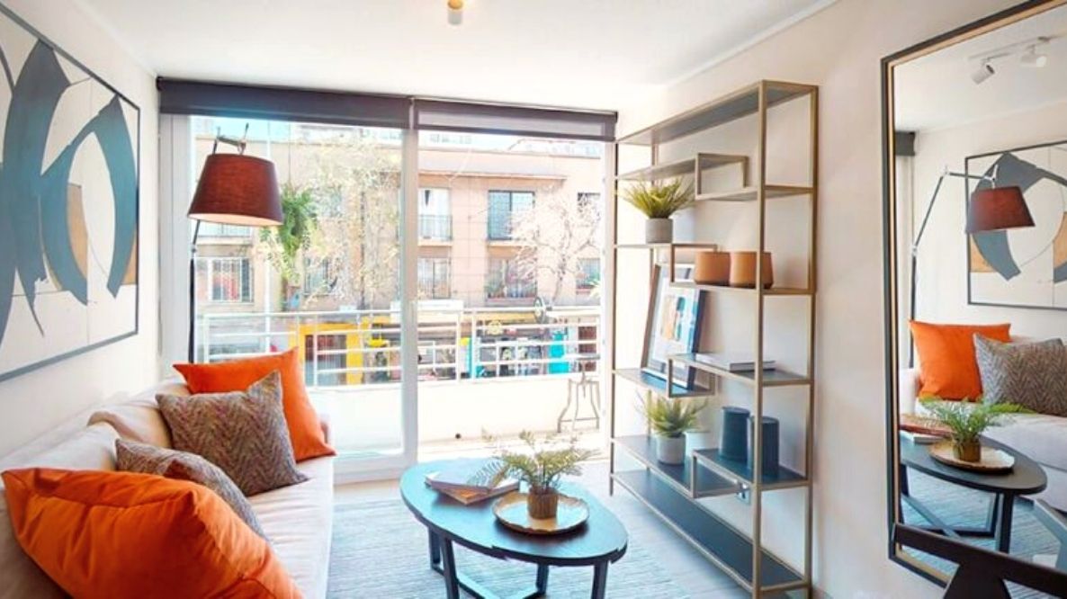 living-departamento-santiago-centro